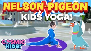 Nelson The Pigeon  A Cosmic Kids Yoga Adventure [upl. by Fitalludba610]