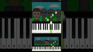 How to play Incredibox Sprunki  Tunner Theme Easy Beginner Piano Tutorial [upl. by Htaek835]