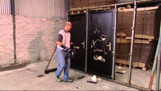 Palladio Doors Break In Viral [upl. by Rhyne]