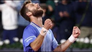 ROLANDGARROS  quotCorentin Moutet fait du bien au tennis dans sa globalitéquot JeanRené Lisnard [upl. by Zollie]