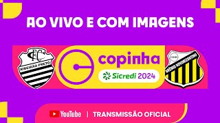 JOGO COMPLETO COMERCIAL RP X GRÊMIO NOVORIZONTINO  PRIMEIRA FASE  COPINHA 2024 [upl. by Skylar]