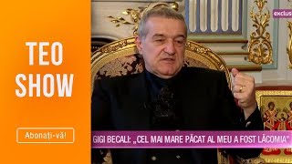 Teo Show 25042019  Gigi Becali declaratii in EXCLUSIVITATE despre viata si familie [upl. by Htennaj]