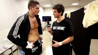 Rico Verhoeven moments after first round win over Sergei Kharitonov at Dream 18Glory 4 [upl. by Cattan]