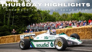 Goodwood Festival of Speed 2024 Day 1  Drifting Formula 1 Supercars Galore  Many More [upl. by Einuj]