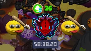 BTD6 2nd Place  Ranked Elite Blastapopoulos 2 Sulfur Springs 26 Tiers in Under an Hour [upl. by Humo]