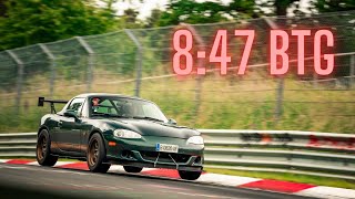 Nurburgring Nordschleife BTG Mazda mx5 [upl. by Beuthel461]