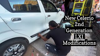 New Celerio LXI 2nd Generation modification  Body Side Moulding and Blind Spot Mirror [upl. by Ama823]