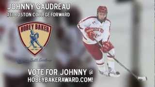 2013 Hobey Baker Award Finalist Johnny Gaudreau [upl. by Ruelu]