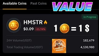 1 Hamster Coin Price In India 1 Hamster Token Par Kitna Milega Hamster Withdrawal 1 Token Amount [upl. by Dnalsor]