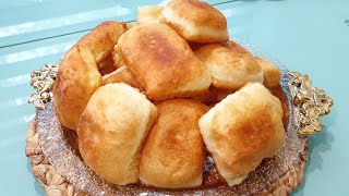 Petulla që fryhen si balon pambuk të buta 🇺🇸 Best homemade Donuts recipe👌🏼 [upl. by Enirol]