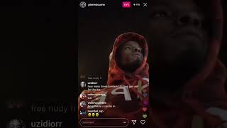 Pierre Bourne IG Live 2319  Shots Recording Live [upl. by Alleuqram]