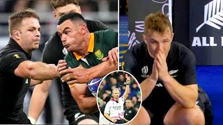 All Blacks captain Sam Cane makes objectionable history after red card in World Cup final [upl. by Darra76]