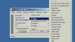 Escucha y graba la radio on line gratis con Screamer Radio [upl. by Neelhtac424]