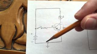 NPN vs PNP Transistors as CommonEmitter Switches [upl. by Merrick]