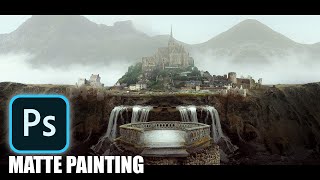 How to Create Matt Painting in Photoshop  photo Manipulation [upl. by Hcurab838]