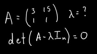 Eigenvalues of 2x2 Matrix Characteristic Polynomial Eigenstuff 34 Passing Linear Algebra [upl. by Bartosch]