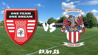 LAST MINUTE WINNER BEST PEN EVER GOALS FLYING IN  Totternhoe FC vs Langford FC highlights [upl. by Bikales]