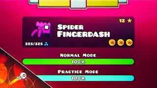 SPIDER FINGERDASH  GEOMETRY DASH 21 [upl. by Hacim36]