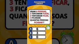 Raciocínio lógico quizinteligente quiz perguntas raciociniologico matematica quiztime [upl. by Justin525]