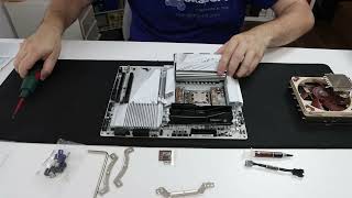 Noctua NHL12Sx77 unboxing amp installation [upl. by Artie778]