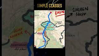 24 India Map  CPEC  INDOPAK POK Border  Mapping in 1 Minute  UPSC CSE 20232024 shorts [upl. by Klaus]