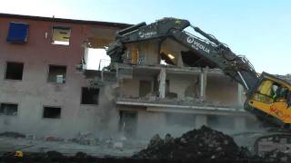 Volvo EC460CHR Building Demolition pt3 [upl. by Enecnarf]