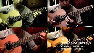 Bahay Kubo Traditional  RAFFY LATA  Classical Guitar [upl. by Lucie823]