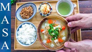 豬肉味噌湯定食Pork Miso Soup Teishoku MASAの料理ABC [upl. by O'Shee]