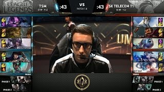 TSM vs SKT  2017 MSI Group Stage  Team SoloMid vs SK Telecom T1 [upl. by Kreitman]