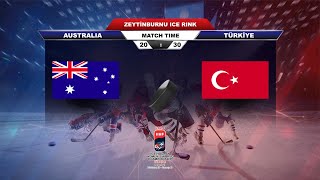 AUS  TUR  2024 Ice Hockey Womens World Championship Division II  Group B  1 APR 2024 [upl. by Pippas]