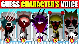 Guess The Phase 5 VS Phase 4 VS Phase 3 VS Phase 2 VS Phase 1 in Incredibox Sprunki By Their VOICES [upl. by Kippar]