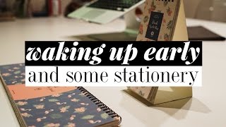 Tips for Waking Up Early  Stationery  3rd Year of Medical School Vlog  VLOGMAS 6 [upl. by Artap]