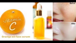 Skin whitening ORANGE FACE SERUM Dsbeautyhacks [upl. by Ikkim]