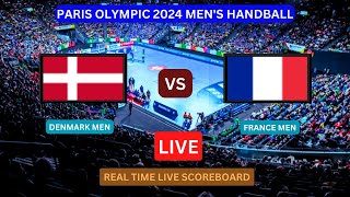 Denmark Vs France LIVE Score UPDATE Today Men’s Handball 2024 Paris Olympic Match Jul 27 2024 [upl. by Dusen437]