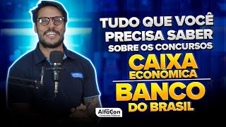 Novos Concursos da Caixa Econômica e Banco do Brasil em 2024  AlfaCon [upl. by Eedoj]