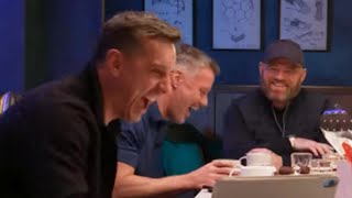 Gary Nevilles bizarre Valentines gift leaves Rooney and Carragher in stitches [upl. by Ortensia]