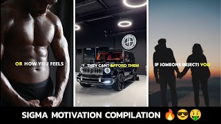 Sigma motivation compilation🔥motivation🤑 sigmarules [upl. by Ettevol]