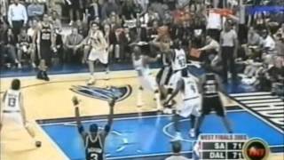 Spurs 4215 Run vs Mavericks 2003 WCF Game 6 [upl. by Haldan]