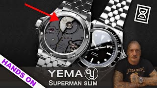 Il nuovo Yema Superman Slim con calibro microrotore [upl. by Nahgaem241]