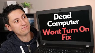 How To Fix Dead Laptop Computer  No Power Fix [upl. by Akvir582]