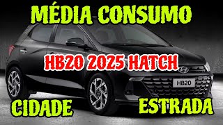 CONSUMO HB20 2025 HATCH 10 MANUAL SENSE COMFORT PLUS LIMITED PLUS CONSUMO HB20 2025 CIDADE ESTRADA [upl. by Hsur456]