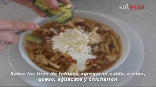 Sopa de tortilla [upl. by Noiraa]