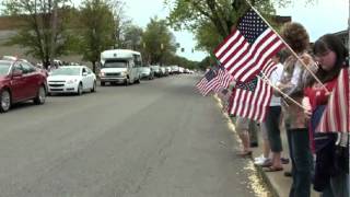 Master Sergeant Shawn T Hannon Funeral in Wellston Ohio [upl. by Colas]