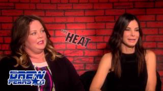 THE HEAT MOVIE Exclusive interview with Sandra Bullock and Melissa McCarthy [upl. by Gascony]