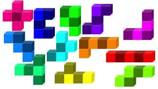 3D pentominoes part I ‐ with audio [upl. by Puttergill]