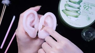 ASMR Aloe Gel Ear Massage for Pure Relaxation No Talking [upl. by Nylahsoj]