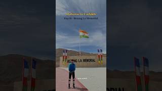 Dahanu to Ladakh  Day 16 Rezang La memorial shorts ladakhtrip [upl. by Haakon81]