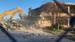 Video 17 part two more demolition of Merrill MiddleElementary School 108 w New York ave ￼ [upl. by Akelam]