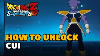 Dragon Ball Sparking Zero  How To Unlock Cui [upl. by Aihtnamas263]