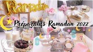 Préparatifs RAMADAN mon organisation Décoration🌙  Table Ftour🕌 achat action [upl. by Ingrim]